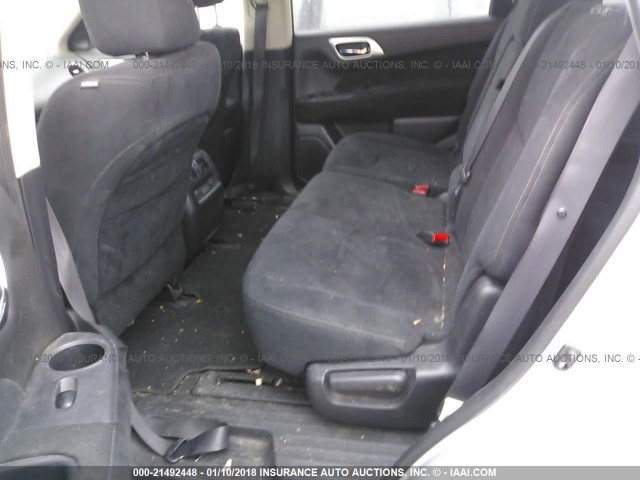 5N1AR2MN9DC638517 - 2013 NISSAN PATHFINDER S/SV/SL/PLATINUM 银色 照片 8