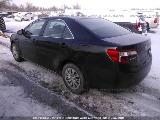 4T1BF1FK9EU455723 - 2014 TOYOTA CAMRY L/SE/LE/XLE 黑色 照片 3