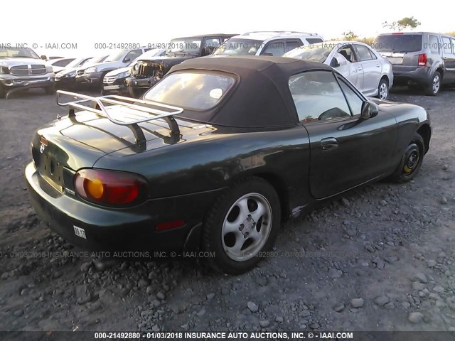 JM1NB3539Y0144422 - 2000 MAZDA MX-5 MIATA LS GREEN photo 4