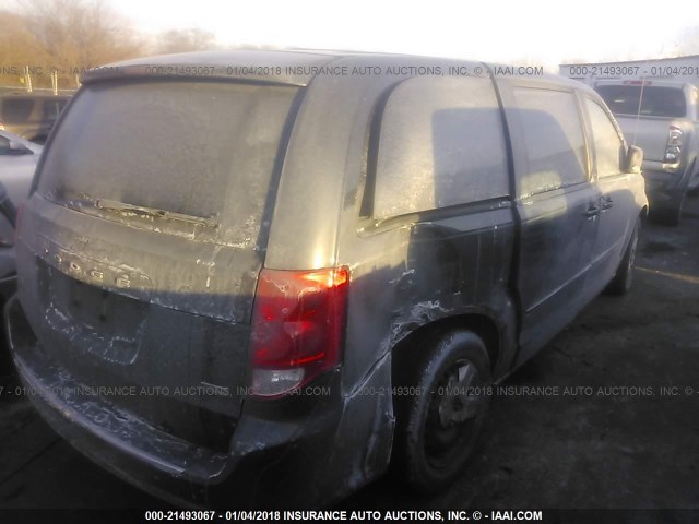 2D4RN4DGXBR771861 - 2011 DODGE GRAND CARAVAN EXPRESS SILVER photo 4