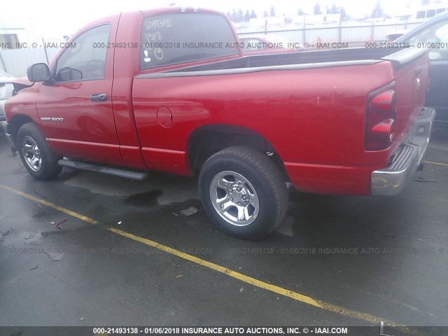 1D7HA16K77J607022 - 2007 DODGE RAM 1500 ST RED photo 3