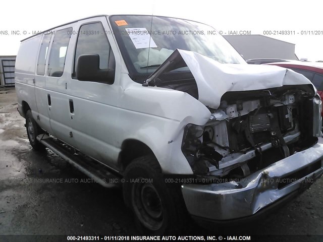 1FTNE2EW4CDA24282 - 2012 FORD ECONOLINE E250 VAN WHITE photo 1