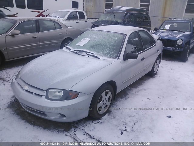 1G1JF52F047167210 - 2004 CHEVROLET CAVALIER LS SILVER photo 2