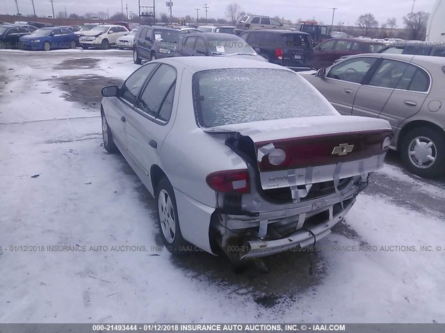 1G1JF52F047167210 - 2004 CHEVROLET CAVALIER LS SILVER photo 3