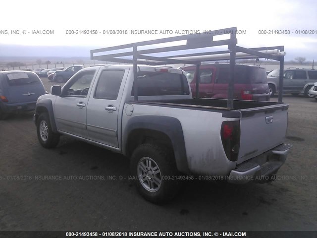 1GCHTCFE2C8163415 - 2012 CHEVROLET COLORADO LT SILVER photo 3