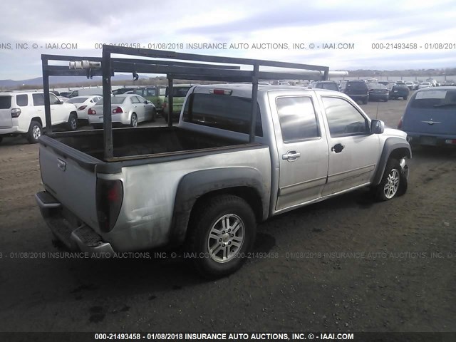 1GCHTCFE2C8163415 - 2012 CHEVROLET COLORADO LT SILVER photo 4