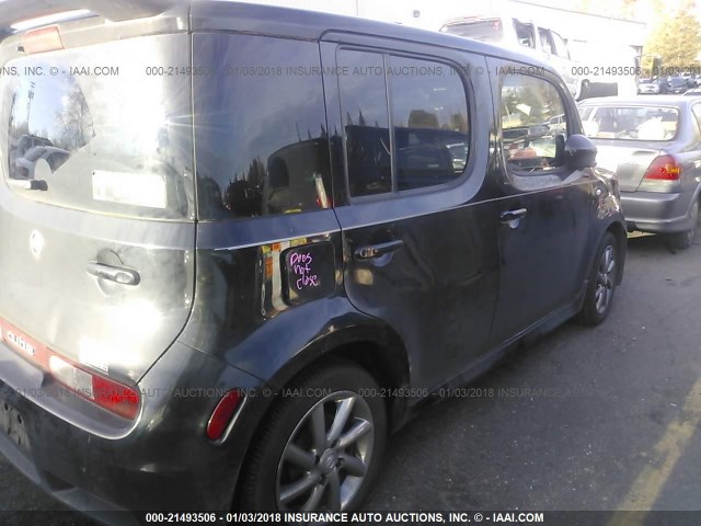 JN8AZ28R29T125252 - 2009 NISSAN CUBE S/SL BLACK photo 4