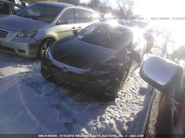 2HGFC1F70GH660039 - 2016 HONDA CIVIC EXL BLACK photo 2