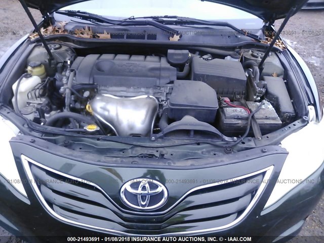 4T1BF3EKXBU643384 - 2011 TOYOTA CAMRY SE/LE/XLE GREEN photo 10
