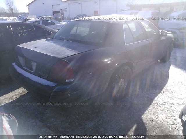 2FAHP71V29X120677 - 2009 FORD CROWN VICTORIA POLICE INTERCEPTOR BURGUNDY photo 4