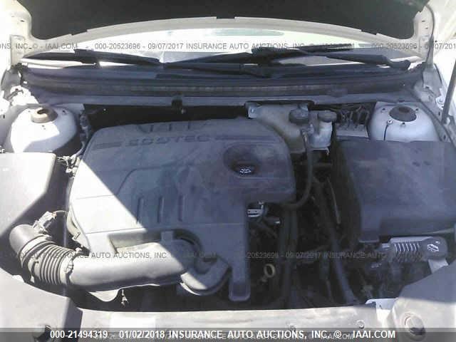 1G1ZA5EU5BF352710 - 2011 CHEVROLET MALIBU LS WHITE photo 10