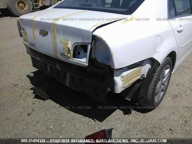 1G1ZA5EU5BF352710 - 2011 CHEVROLET MALIBU LS WHITE photo 6