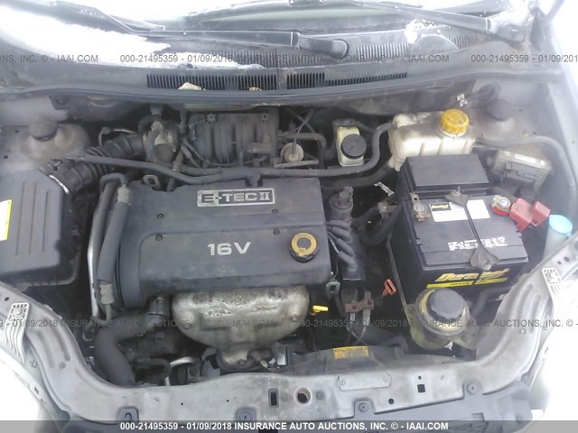 KL1TD56657B037738 - 2007 CHEVROLET AVEO LS 灰色 照片 10