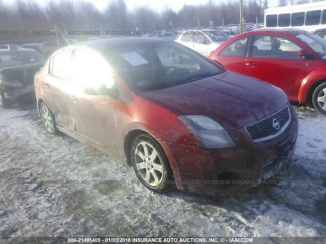 3N1AB6AP4BL715854 - 2011 NISSAN SENTRA 2.0/2.0S/SR/2.0SL RED photo 1