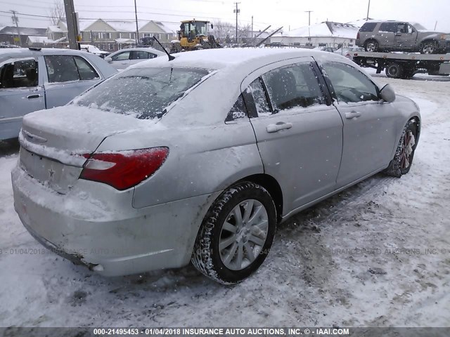 1C3BC1FB1BN580805 - 2011 CHRYSLER 200 TOURING SILVER photo 4