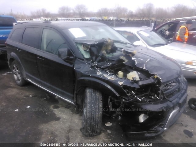 3C4PDDGG1FT607226 - 2015 DODGE JOURNEY CROSSROAD BLACK photo 1