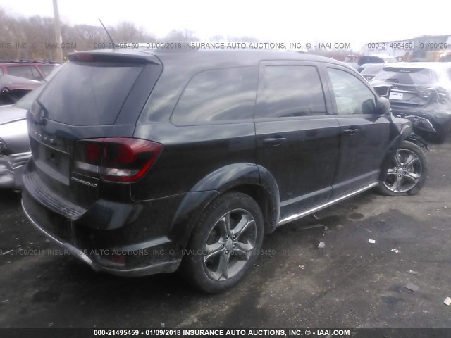 3C4PDDGG1FT607226 - 2015 DODGE JOURNEY CROSSROAD BLACK photo 4