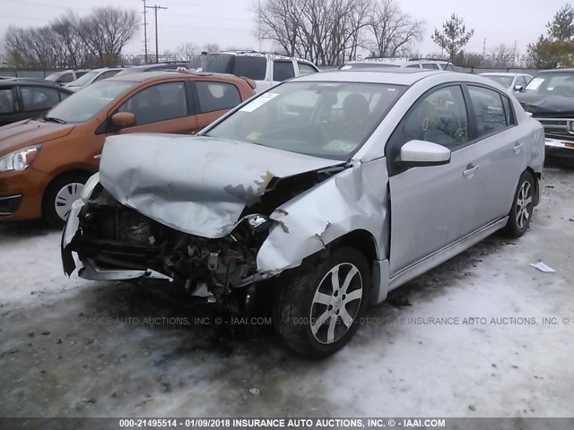 3N1AB6AP8CL774195 - 2012 NISSAN SENTRA 2.0/2.0S/SR/2.0SL SILVER photo 6