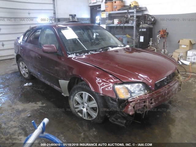 4S3BE896047210207 - 2004 SUBARU LEGACY OUTBACK 3.0 H6/3.0 H6 VDC RED photo 1