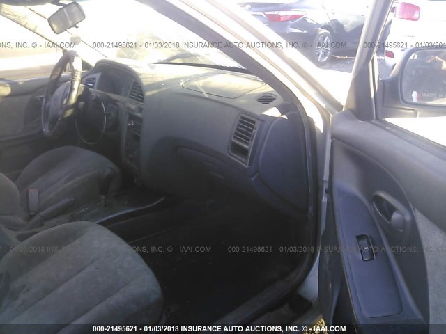 KMHDN45D52U429728 - 2002 HYUNDAI ELANTRA GLS/GT SILVER photo 5