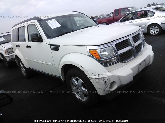 1D8GT28K29W534443 - 2009 DODGE NITRO SE WHITE photo 1