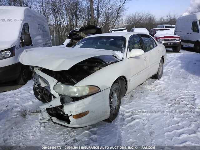 1G4HP54K024235867 - 2002 BUICK LESABRE CUSTOM WHITE photo 2