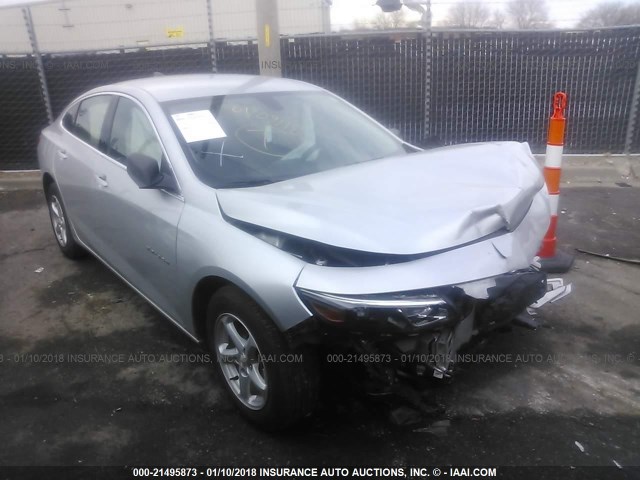 1G1ZB5ST1HF280342 - 2017 CHEVROLET MALIBU LS Gümüş foto 1