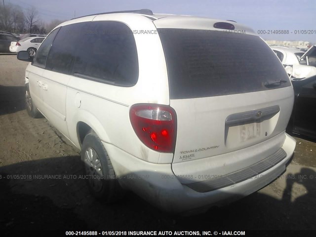 2C4GP44R25R384838 - 2005 CHRYSLER TOWN & COUNTRY LX WHITE photo 3