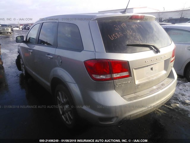 3C4PDDEG7FT755769 - 2015 DODGE JOURNEY R/T SILVER photo 3