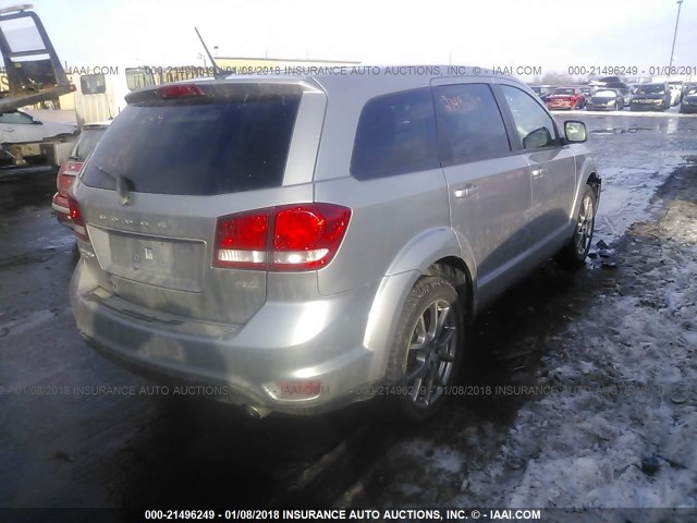 3C4PDDEG7FT755769 - 2015 DODGE JOURNEY R/T SILVER photo 4