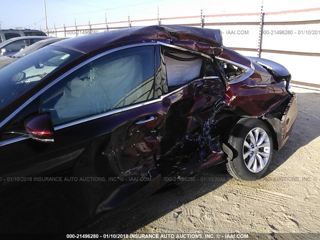 1C3CCCCB3FN584008 - 2015 CHRYSLER 200 C MAROON photo 6