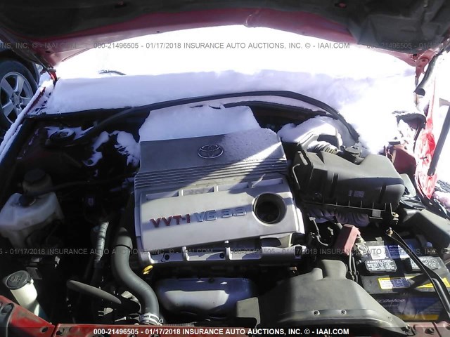 4T1CA38P74U001301 - 2004 TOYOTA CAMRY SOLARA SE/SLE 红色 照片 10