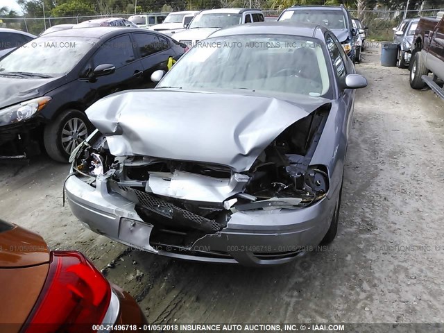 1FAFP56U37A147758 - 2007 FORD TAURUS SEL GRAY photo 6