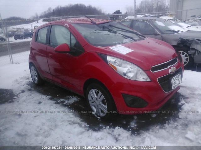 KL8CD6S95DC503648 - 2013 CHEVROLET SPARK 1LT RED photo 1