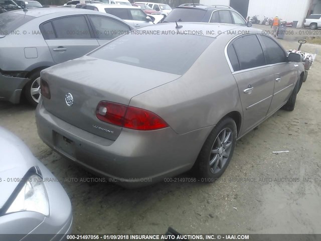 1G4HD57257U170073 - 2007 BUICK LUCERNE CXL BROWN photo 4