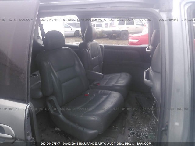 2HKRL18082H553462 - 2002 HONDA ODYSSEY EXL GRAY photo 8