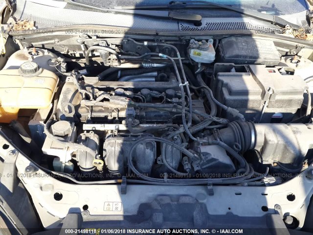 1FAHP34N37W196597 - 2007 FORD FOCUS ZX4/S/SE/SES 金色 照片 10