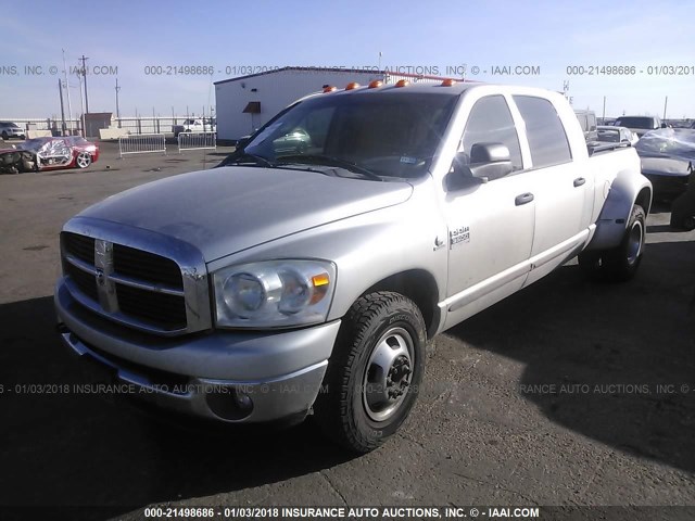 3D7ML49A67G813950 - 2007 DODGE RAM 3500 SILVER photo 2