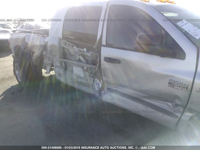 3D7ML49A67G813950 - 2007 DODGE RAM 3500 SILVER photo 6