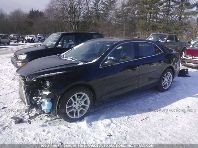 1G11C5SA5GU107944 - 2016 CHEVROLET MALIBU LIMITED LT BLACK photo 2