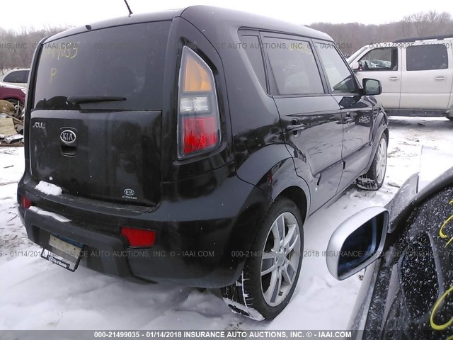 KNDJT2A26B7710943 - 2011 KIA SOUL +/!/SPORT BLACK photo 4