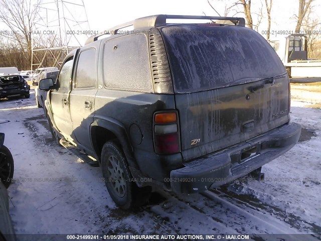 1GNEK13T61R198941 - 2001 CHEVROLET TAHOE K1500 GREEN photo 3