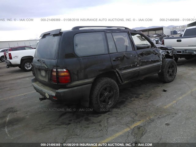 JT3HT05J8W0014477 - 1998 TOYOTA LAND CRUISER  BLACK photo 4