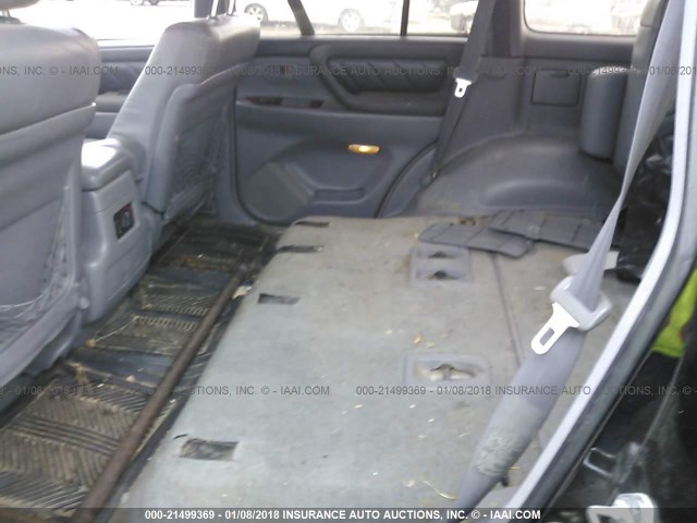 JT3HT05J8W0014477 - 1998 TOYOTA LAND CRUISER  BLACK photo 8