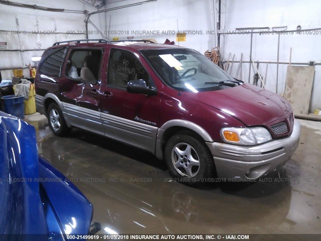 1GMDV23E55D103335 - 2005 PONTIAC MONTANA MAROON photo 1