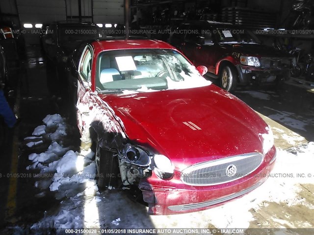 2G4WC582071185441 - 2007 BUICK LACROSSE CX RED photo 1
