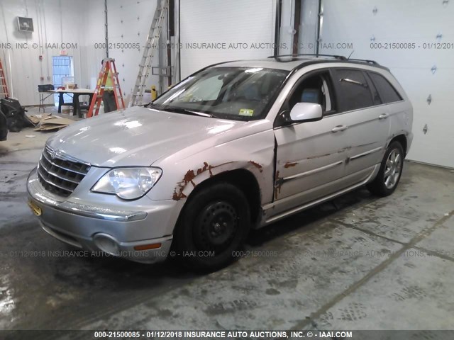 2A8GF78X87R325849 - 2007 CHRYSLER PACIFICA LIMITED SILVER photo 2