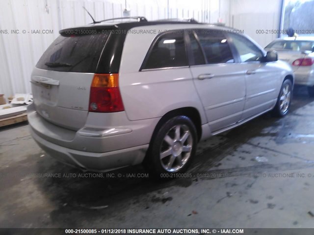 2A8GF78X87R325849 - 2007 CHRYSLER PACIFICA LIMITED SILVER photo 4