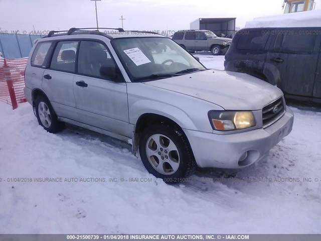JF1SG65603G769202 - 2003 SUBARU FORESTER 2.5XS ვერცხლისფერი ფოტო 1