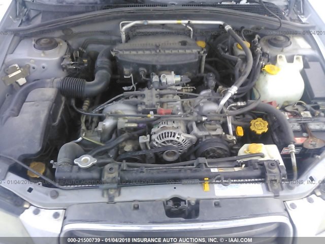 JF1SG65603G769202 - 2003 SUBARU FORESTER 2.5XS ვერცხლისფერი ფოტო 10